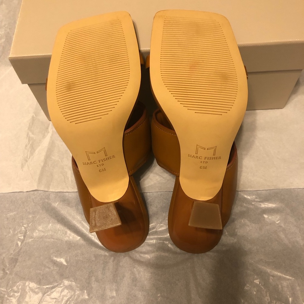Marc Fisher square toe sandals-Deann - Picture 6 of 7